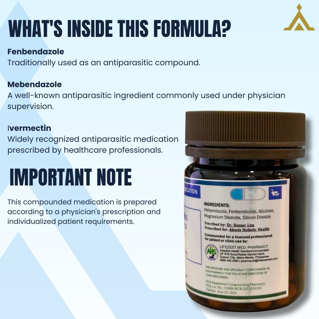 RX Fenbendazole, Mebendazole & Ivermectin