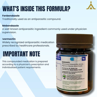 RX Fenbendazole, Mebendazole & Ivermectin