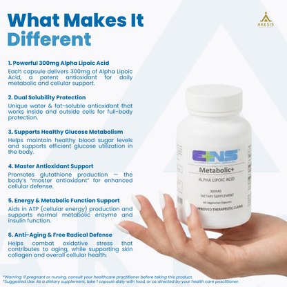 Metabolic+ (Alpha Lipoic Acid)