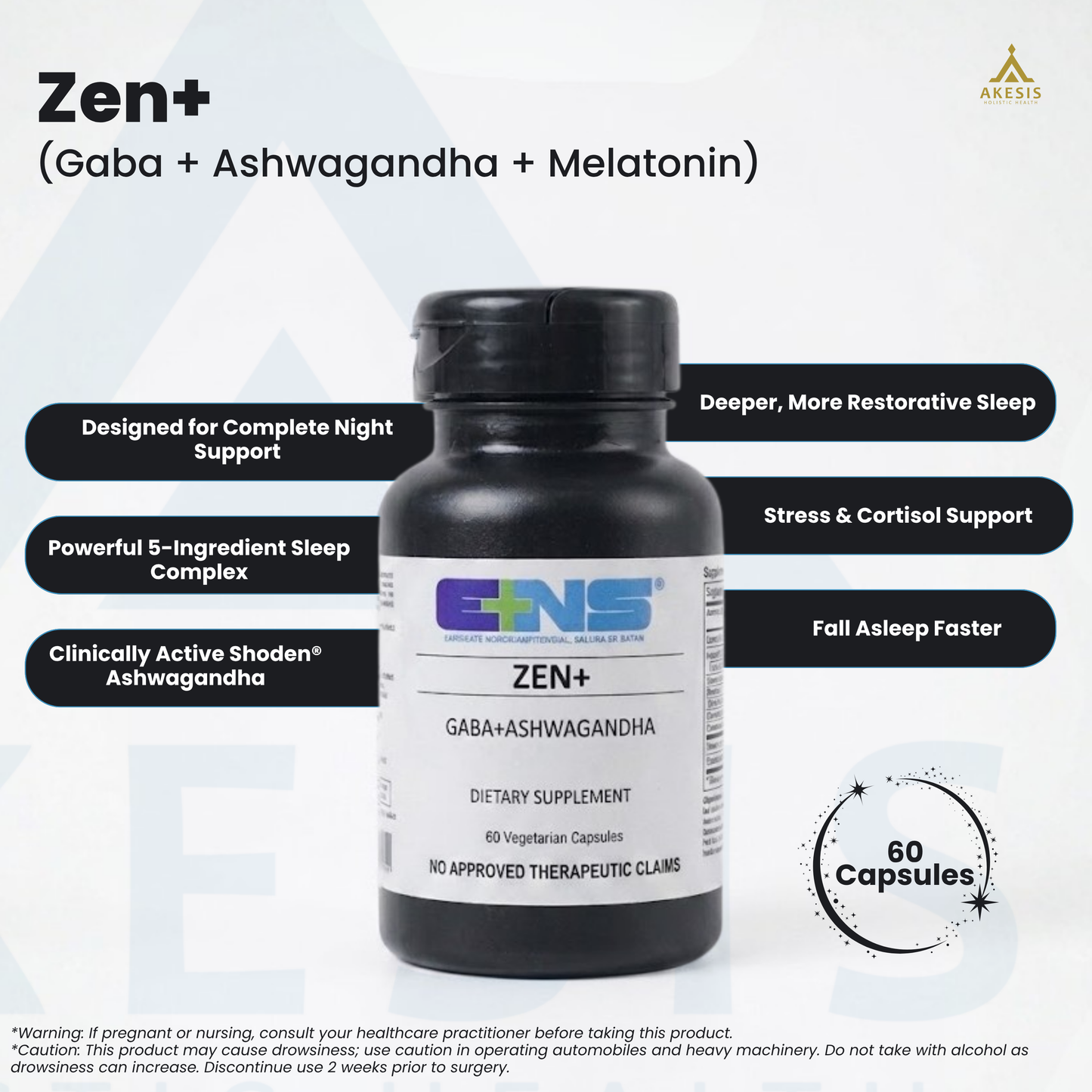 Zen+ (Gaba + Ashwagandha + Melatonin)