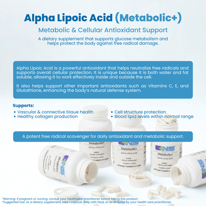 Metabolic+ (Alpha Lipoic Acid)