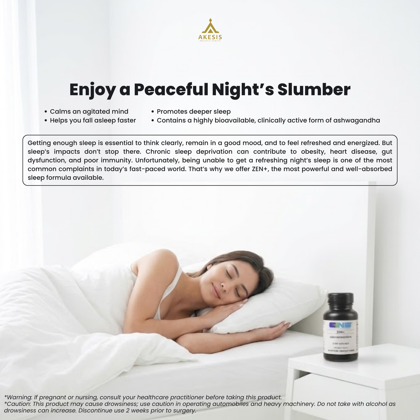 Zen+ (Gaba + Ashwagandha + Melatonin)
