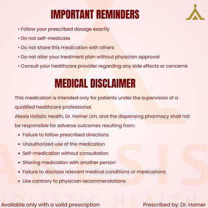 RX Ivermectin 30mg + Mebendazole 200mg