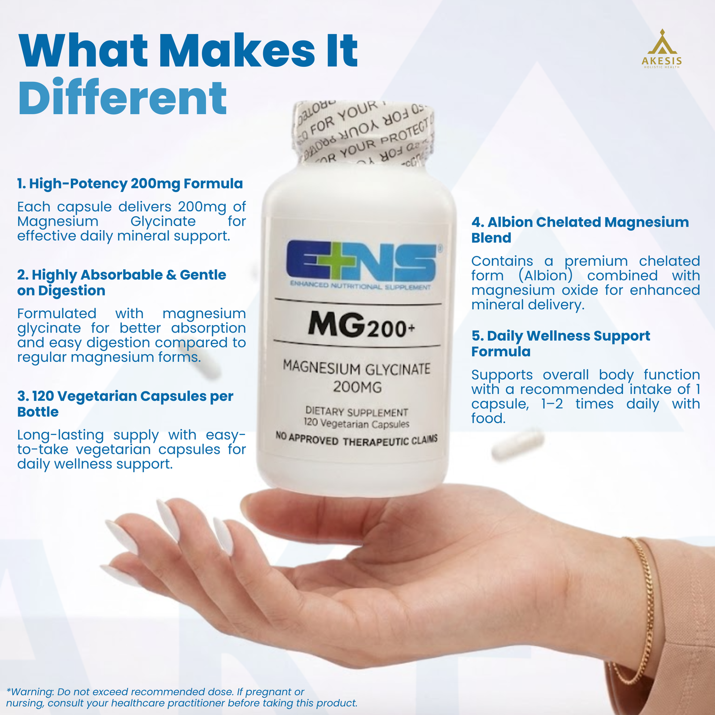 Magnesium Glycinate (MG200+ Advantage)