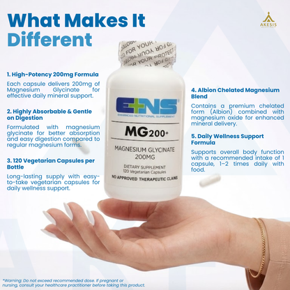 Magnesium Glycinate (MG200+ Advantage)