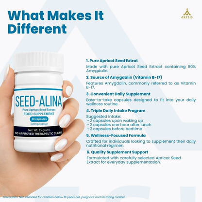 Seed-Alina Apricot Seed Extract Capsules